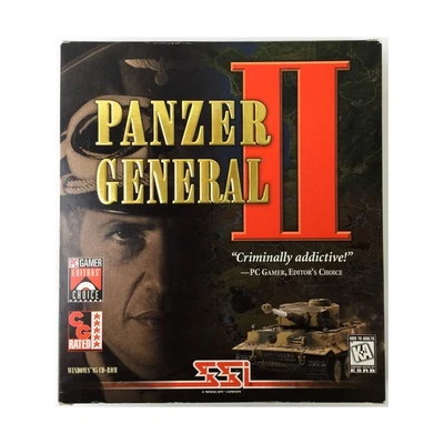 SSI Computer Wargame Panzer General II (Living Battlefield Series) VG+/NM - Image 1 of 2