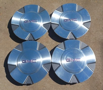 GMC Acadia center cap set of 4, 2007-2012 part number 9596977 S2 - Image 1 of 3