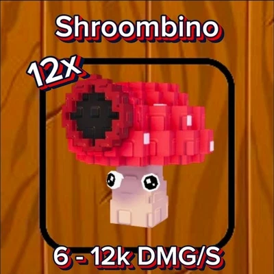 ROBLOX 🌱PLANTS VS BRAINROT🧠 |🍄SHROOMBINO 6.8k DMGS/s🍄| 12 - PACK
