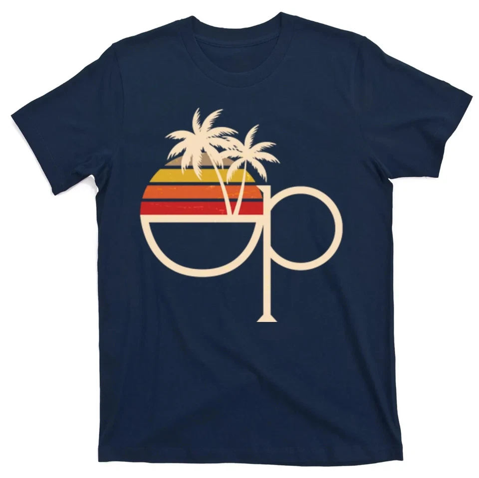 Vintage Ocean Pacific OP Surf Logo T-Shirt – Retro 80s Graphic Tee for Men - Image 1 of 2