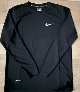 Small Nike long sleeve shirts for men, black - Picture 1 of 1