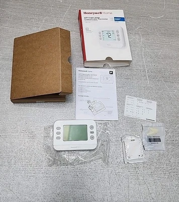 Honeywell HomeX2P Programmable Thermostat, Single-Stage, 1-Heat/1-Cool, 5-2 Day - Image 1 of 4
