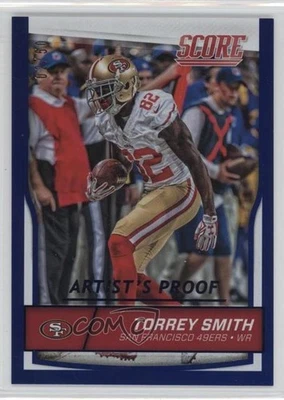 2016 Score Jumbo Artist's Proof /50 Torrey Smith #274 - Image 1 of 2