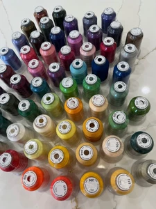 Premium Embroidery Thread Kit 59  Colors Polyester 500m 550y - Picture 1 of 7