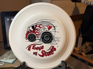 Wham-o Frisbee Fastback FB14 Firestone Tires I love my stones - Picture 1 of 10