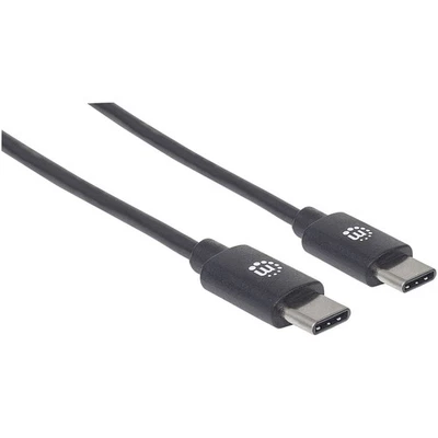 Manhattan 354882 USB cable USB 2.0 USB-C plug 3m Black - Image 1 of 2