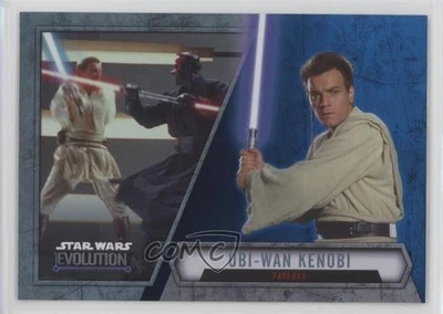 2016 Topps Star Wars Evolution Blue Lightsaber Obi-Wan Kenobi Padawan #18 1u1 - Image 1 of 3