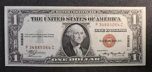 XF Series 1935A $1 Hawaii Overprint Silver Certificate WWII Emergency Issue * - Picture 1 of 2