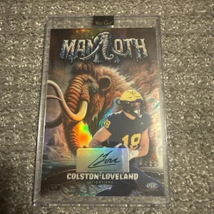 2024 Wild Card Pre Historic Colston Loveland Auto 1/1 Rainbow Foil Mammoth - Bild 1 von 3