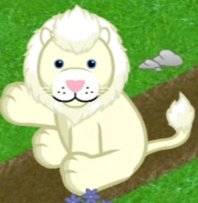 Webkinz White Lion RARE big cat | Virtual adoption code sent via message - Image 1 of 3