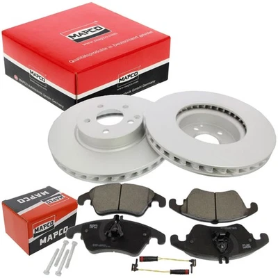 MAPCO Dischi Freno Ø322mm + Pastiglie Anteriori Adatto A per Mercedes Classe C E - Immagine 1 di 2