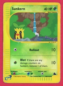 Sunkern Skyridge 106/144 Pokemon TCG Comune Reverse Holo - HP - Foto 1 di 2