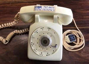 Vintage Rotary Dial,Bell System by Western Electric Cream Colored - Zdjęcie 1 z 11