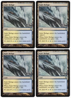 Sejiri Steppe x4 4x 2009 Zendikar PLAYSET Colorless Uncommon Land MTG LP AZ2 - Image 1 of 2