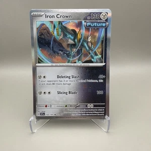 Eiserne Krone 132/191 Holo Rare - Surging Sparks 2024 SV08: Pokemon TCG - NM - Bild 1 von 2