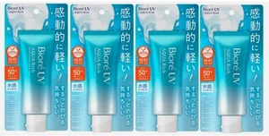 Biore UV Aqua Rich Watery Essence Sunblock Sunscreen SPF 50+/PA++++ 70g 4 Pcs - Picture 1 of 7