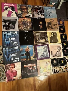 22 Elton John Vinyl Record Collection Lot Rock Vintage 45 - Picture 1 of 5
