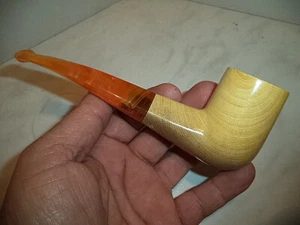 PIPA PIPE MASTRO CASCIA FREE HAND ORANGE WOOD  MADE IN SICILY 1356 NEW ARANCIO. - Bild 1 von 7