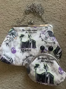 Disney’s Maleficent Purse And Change Pouch Small - Picture 1 of 8