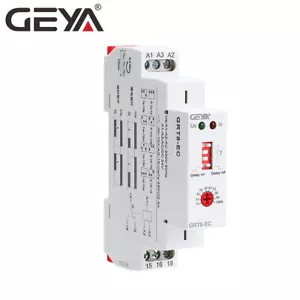 GEYA On Delay;Off Delay Timer Delay Relais Time Cycler Schalter 10A DC24V AC220V - Picture 1 of 12