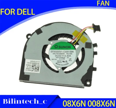 FOR DELL XPS 13 L322x 9333 CPU Cooling Fan 08X6N 008X6N EF50050V1-C000-S9A - Image 1 of 3