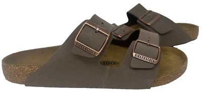 Sandalias Birkenstock Para Hombre Arizona Doble Hebilla Deslizables Marrón Talla:10 78H Foto 1 de 4