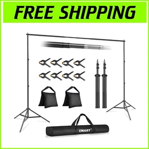 Multi-Function Adjustable Backdrop Stand with Carry Bag - Perfect for Events - Picture 1 of 8
