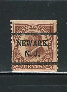 US NewArk N.J. Precancel single Stamp (used) - Picture 1 of 1
