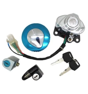 Juego de bloqueo de tapa de tanque de gasolina Igntiton Swtich para Honda VTX1300C 1300R 1300S 2005+ - Imagen 1 de 13