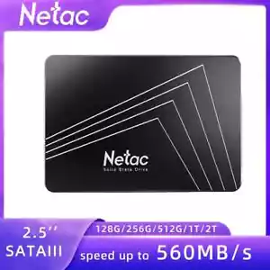 Netac 240GB SSD Internal Solid State Drive 2.5'' SATAIII 6Gb/s PC/Laptop - Picture 1 of 11