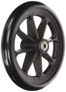 Karman 8 Inch x 1 Front Caster in Black with 5/16 Bearing - Picture 1 of 1