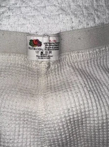 Fruit Of Loom XL "Meggings" leggings uomo pantaloni termici a costine - Foto 1 di 7