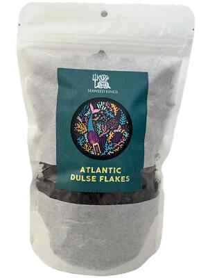 Seaweed Kings Dulse flakes Organic and Wildcrafted sourced Maine - Image 1 of 4