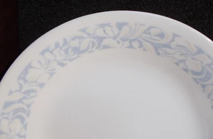 Set of 5 Corelle SEA AND SAND Bread/Dessert plates 6 3/4" Blue/Tan Floral Border - Picture 1 of 9