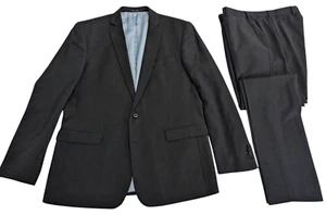 Traje Charles Tyrwhitt 2 Piezas Para Hombre US 46L Pantalones 40Wx34L Calce Ajustado Gris Carbón - Imagen 1 de 13