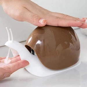 Cute Snail Soap Dispenser For Kitchen Bathroom Etc. 120ml brown - Picture 1 of 6