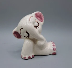 West Coast Potteries Vintage California Pottery Elefant Figur Rio Hondo DeLee - Bild 1 von 9