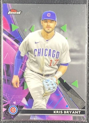 2021 Topps Finest Kris Bryant Base #34 - Cubs - Image 1 of 2