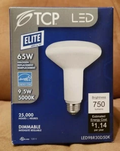 TCP LED 9BR30D 50K - 9.5W (=65W) 750 Lumen Dimmable - New!!! - Picture 1 of 3