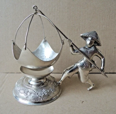 Teesieb , Vietnam 1965 , 900 er Silber - Bild 1 von 4