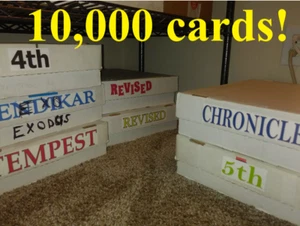 10,000 Magic Cards Lot VINTAGE SETS ONLY (1994-2003) Cardstore bulk liquidation - Picture 1 of 4