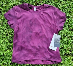 Neu Lululemon TRAIN TO BE KURZARM MARVEL/BLK Gr. XXS - Bild 1 von 6