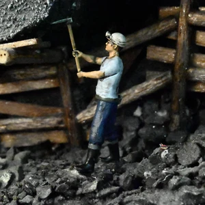 Hauer con cuña mina bismuto minero minería H0 1:87 kit impresión 3D RDA - Imagen 1 de 2