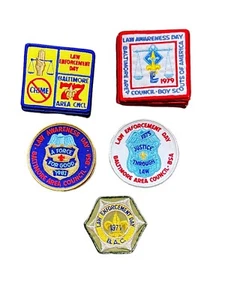 Vintage Lot of 19 BSA Law Enforcement Baltimore & More Patches 1971-1981 - Picture 1 of 6