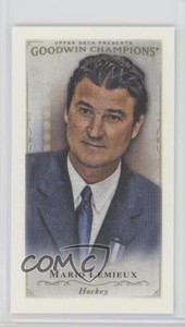 2016 Upper Deck Goodwin Champions Canvas Minis Blank Back Mario Lemieux #55 HOF