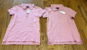 A Lot of 2 New Girl's Gap Kids Polo Short Sleeve Shirts, Size M, 8 - Picture 1 of 1