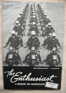 The Enthusiast Magazine for Motorcyclists Harley Davidson January 1949 - Picture 1 of 5
