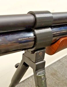 Air Arms S510 Rail Mount Barrel Band Bipod Picatinny Weaver Accessory Attachment - Picture 1 of 6