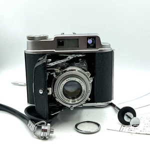 Konishiroku Konica Pearl IV Medium Format Film Camera w/ Hexar 75mm F/3.5 Lens!! - Picture 1 of 24