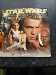Star Wars Episode II Attack Of The Clones- Creative Print Studio / Promo CD Rom - Afbeelding 1 van 2